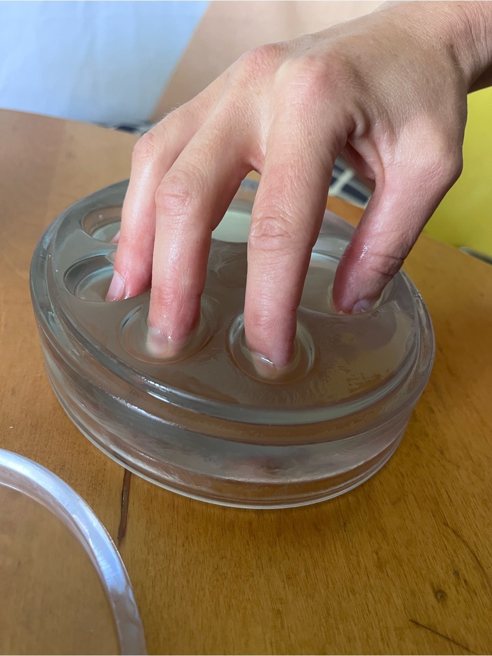 Glass Nail Soaking Dish for Oil or Acetone